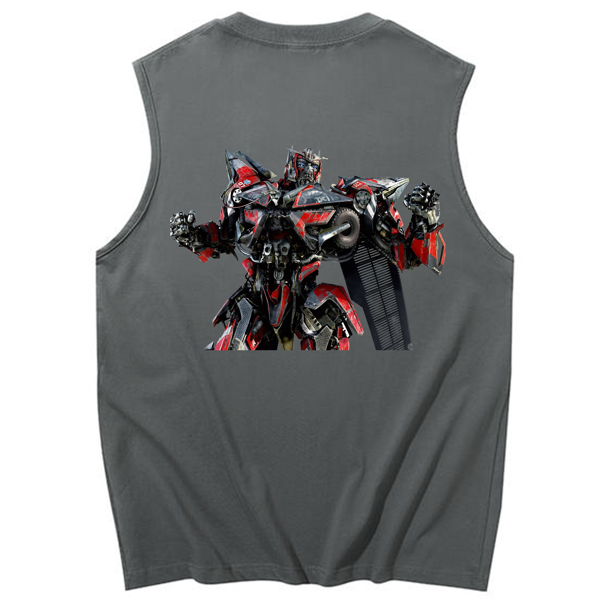 （画像用） Transformers トランスフォーマー コットン100％タンクトップ（背面プリント）
